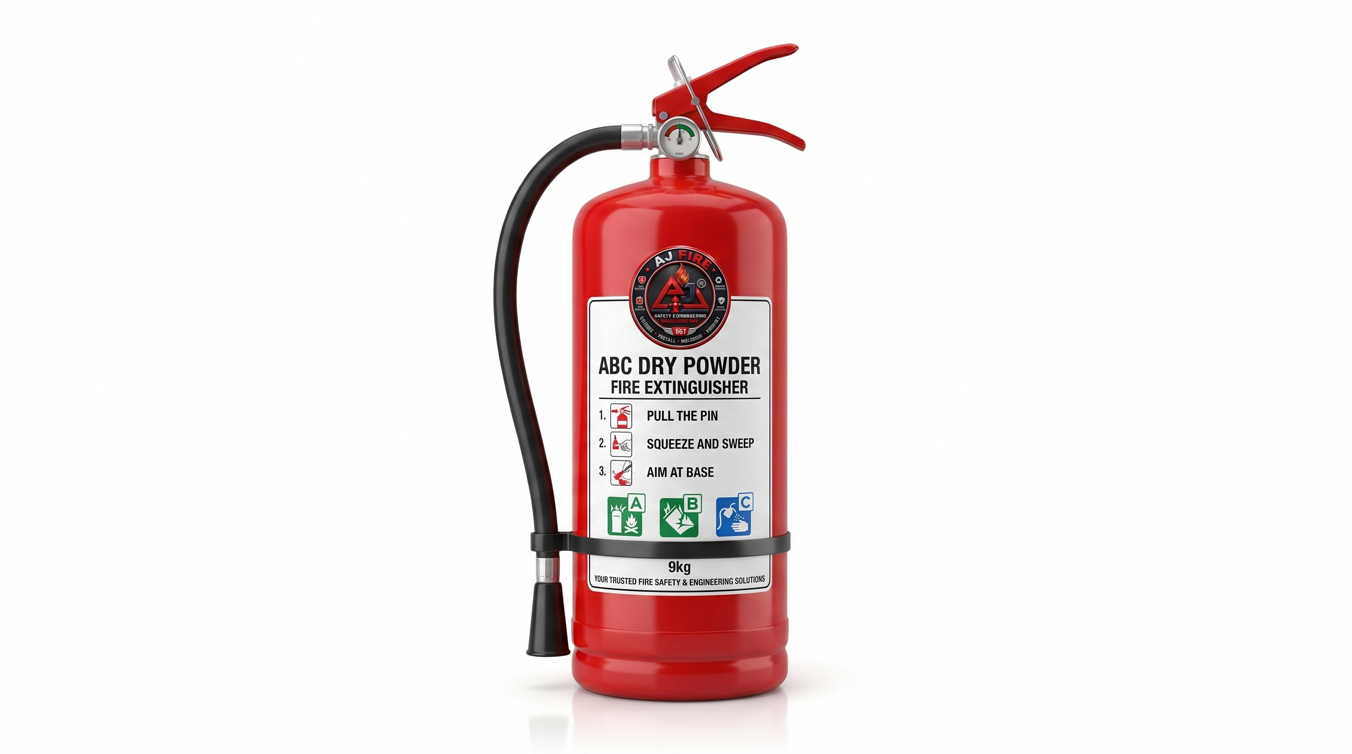 ABC dry powder fire extinguisher