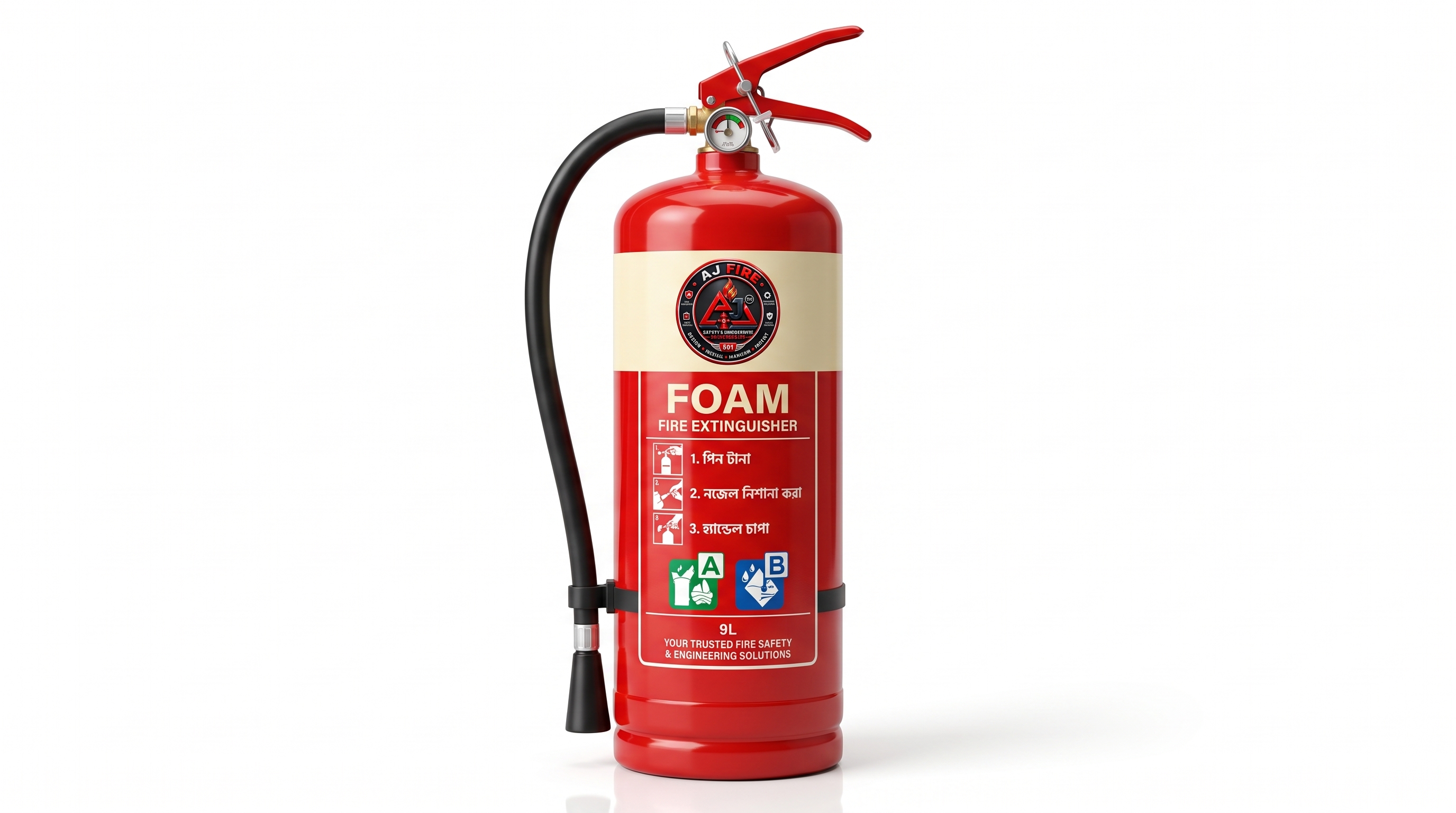 Foam fire extinguisher